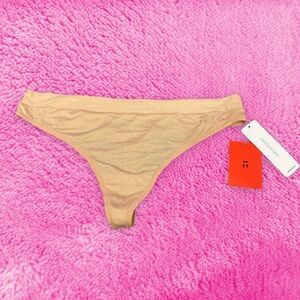 Tommy John Beige Second Skin Thong